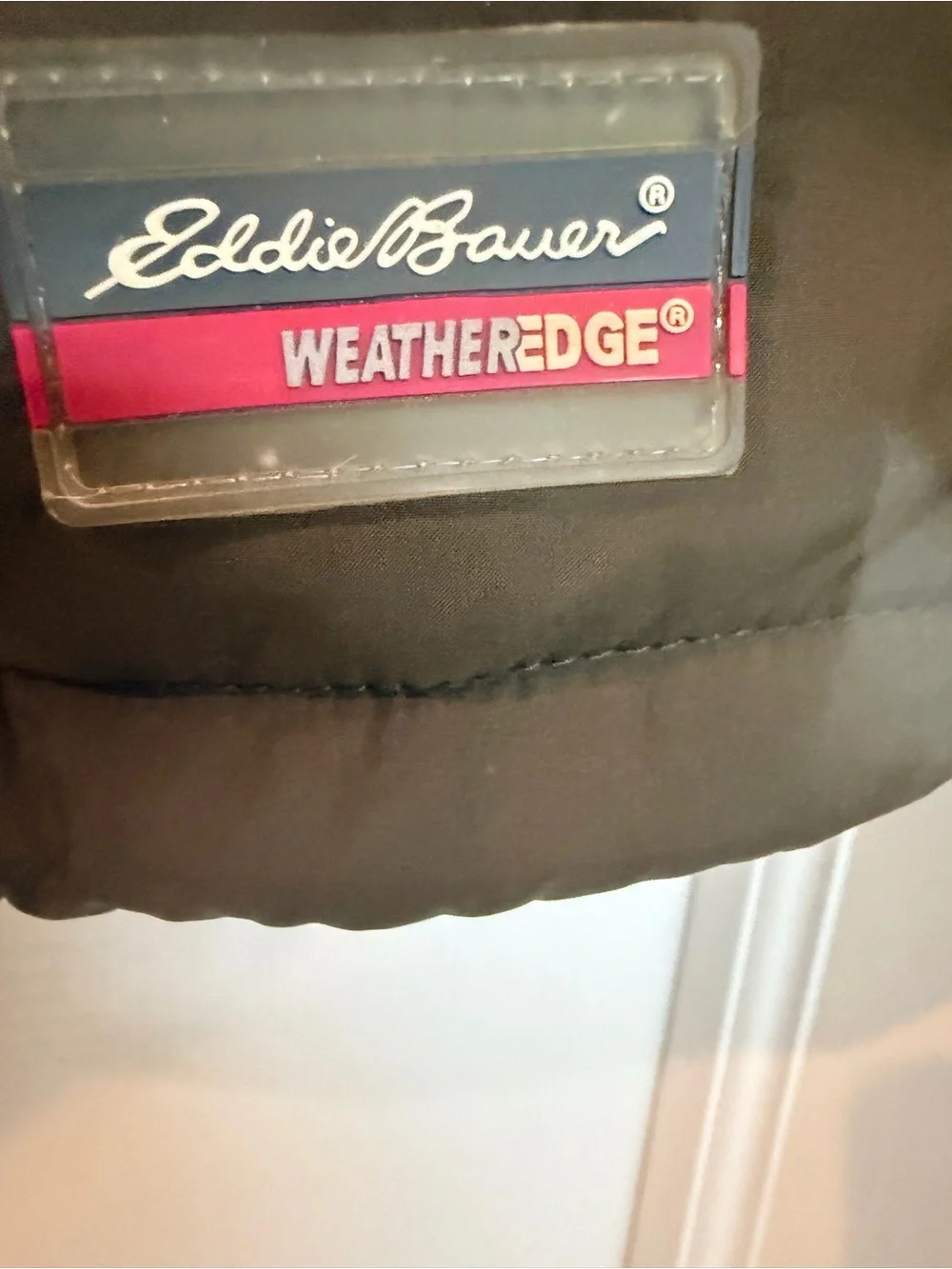 Eddie Bauer WeatherEdge Goose Down Puffer Vest Brown Orange Men’s L